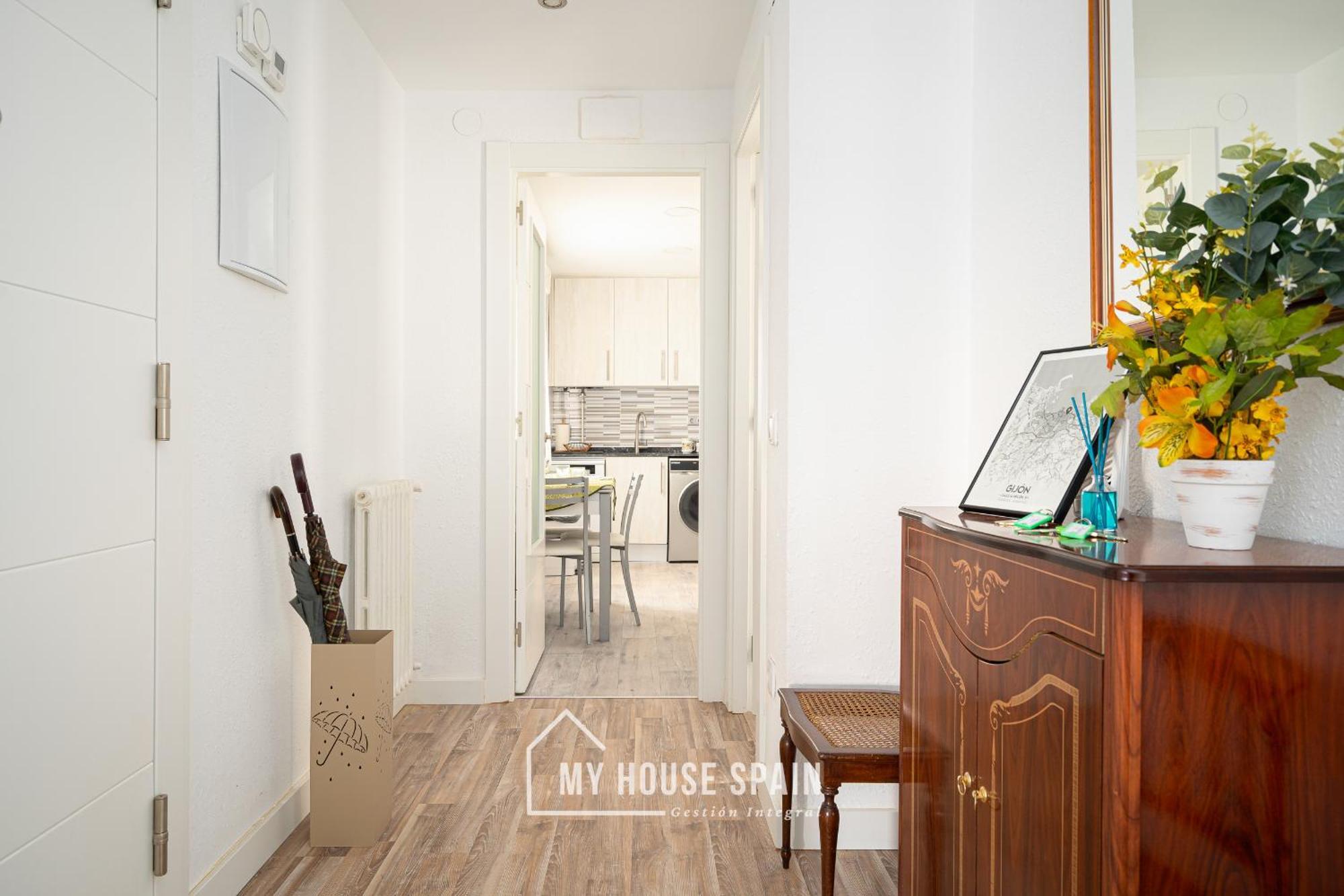 Myhousespain - Piso 3 Habitaciones Cerca Playa San Lorenzo Хіхон Екстер'єр фото